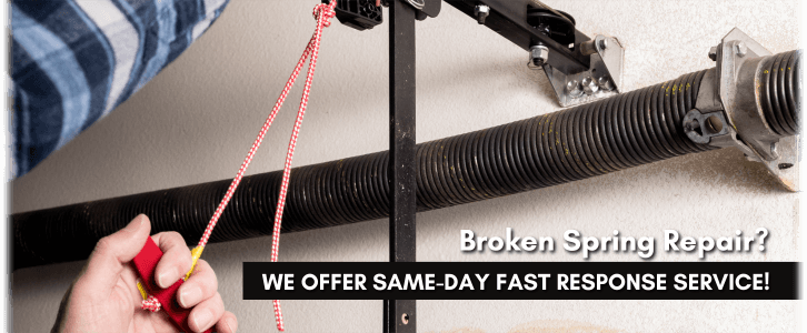 Broken Garage Door Spring Yuba City CA